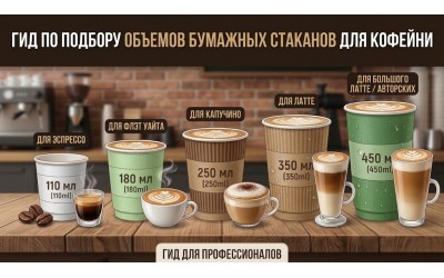 Как выбрать правильный объем стаканчика для кофейной карты